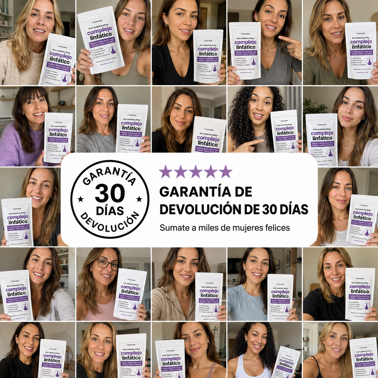 TrueNutra™ | Cápsulas que Drenan Naturalmente la Hinchazón del Rostro, Abdomen y Piernas